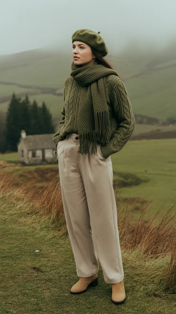 fall winter outfits Earthy Layers for Quiet Luxury Days