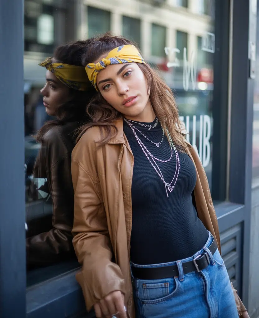 fall winter outfits Retro Urban Rebel with Layers of Cool