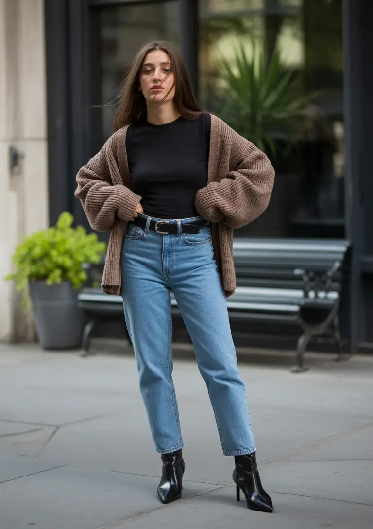 fall winter outfits Coffee-Shop Minimalism