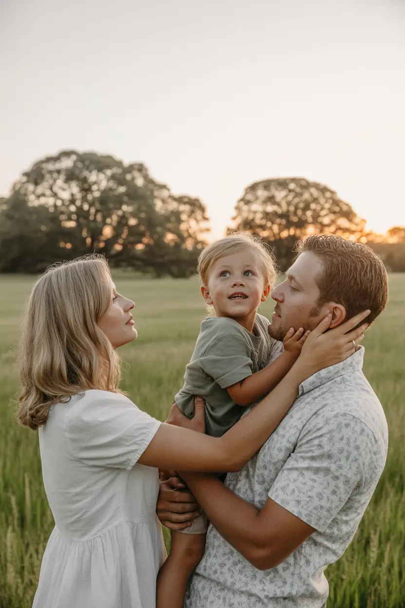 fall family photo outfits Golden Hour Softness in Neutrals