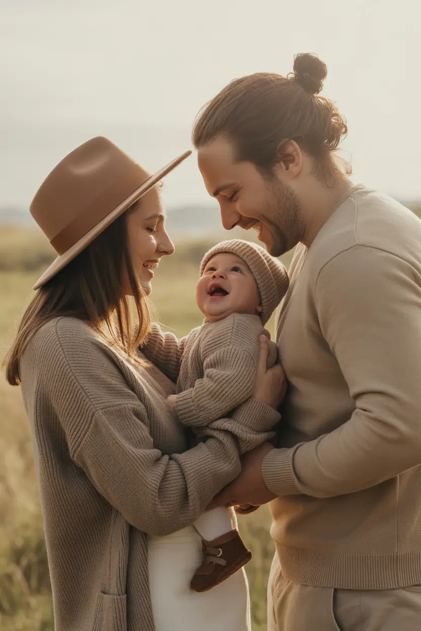 fall family photo outfits Soft Knit Monochromes with a Twist