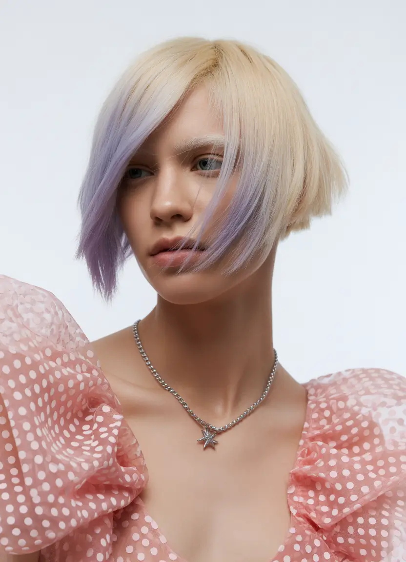 Fall bob haircut Soft Lilac Layers for the Anti-Ordinary Girl