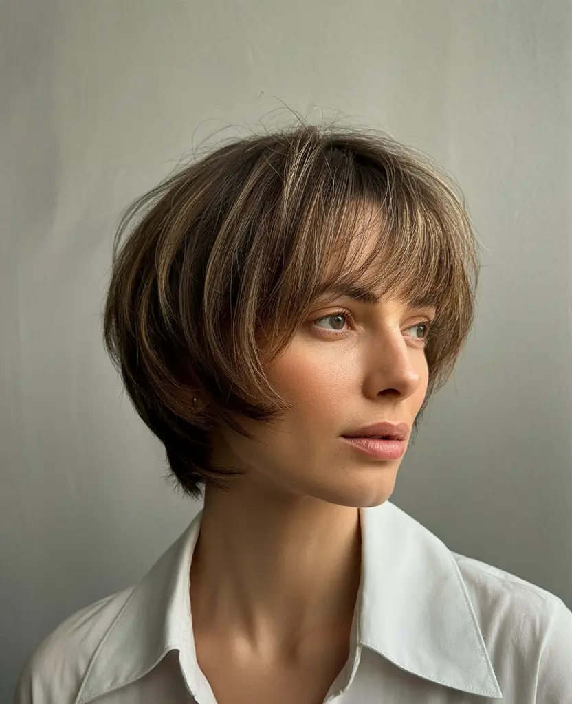 Fall bob haircut Layered and Lived-In with French Girl Energy