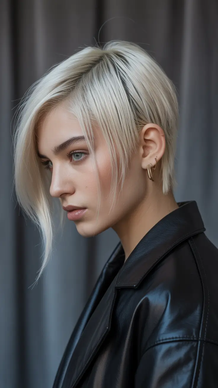 fall hair color for blondes Platinum Pixie with Attitude