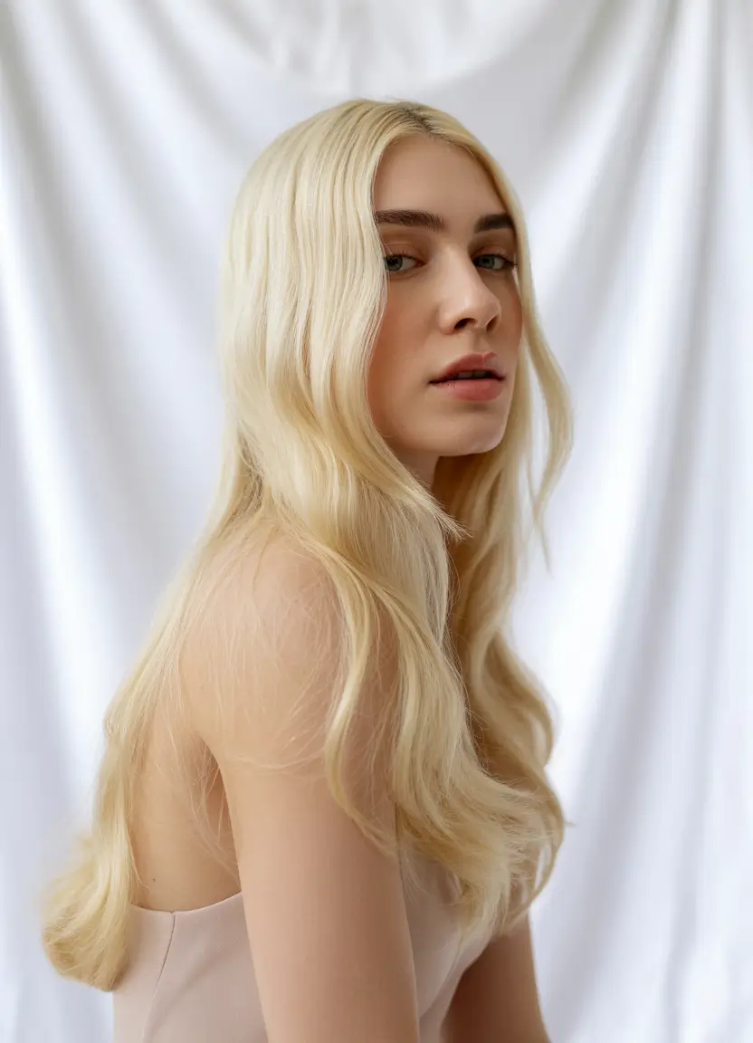 fall hair color for blondes Soft Blonde Drama with Mermaid Energy