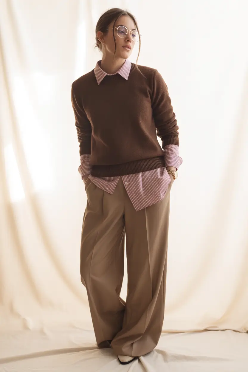 fall fashion outfits Layered Academia for the Modern Muse