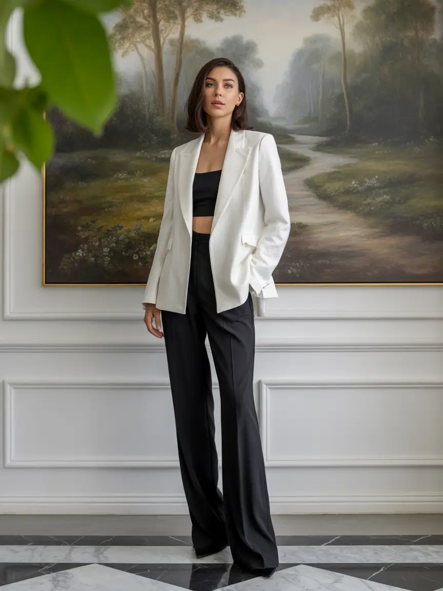 fall fashion outfits Monochrome Minimalist for the Win