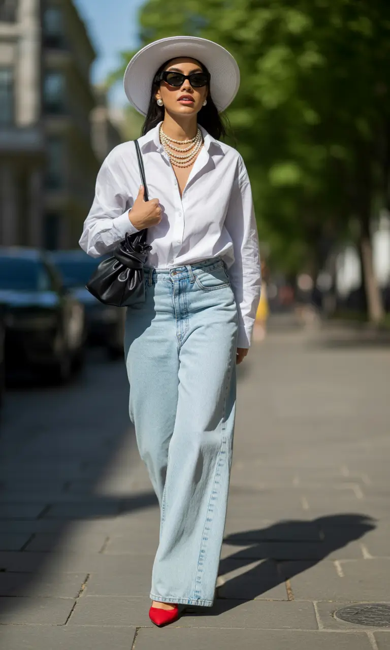 new fall style Effortless Sophistication: Classic White with a Twist