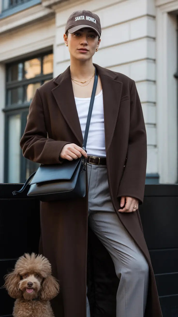 Street style cold weather Minimal Layers & Major Cool