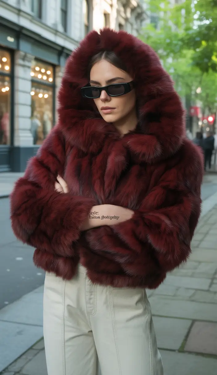 Street style cold weather+Faux Fur & Luxury Feels: Warmth Without the Weight