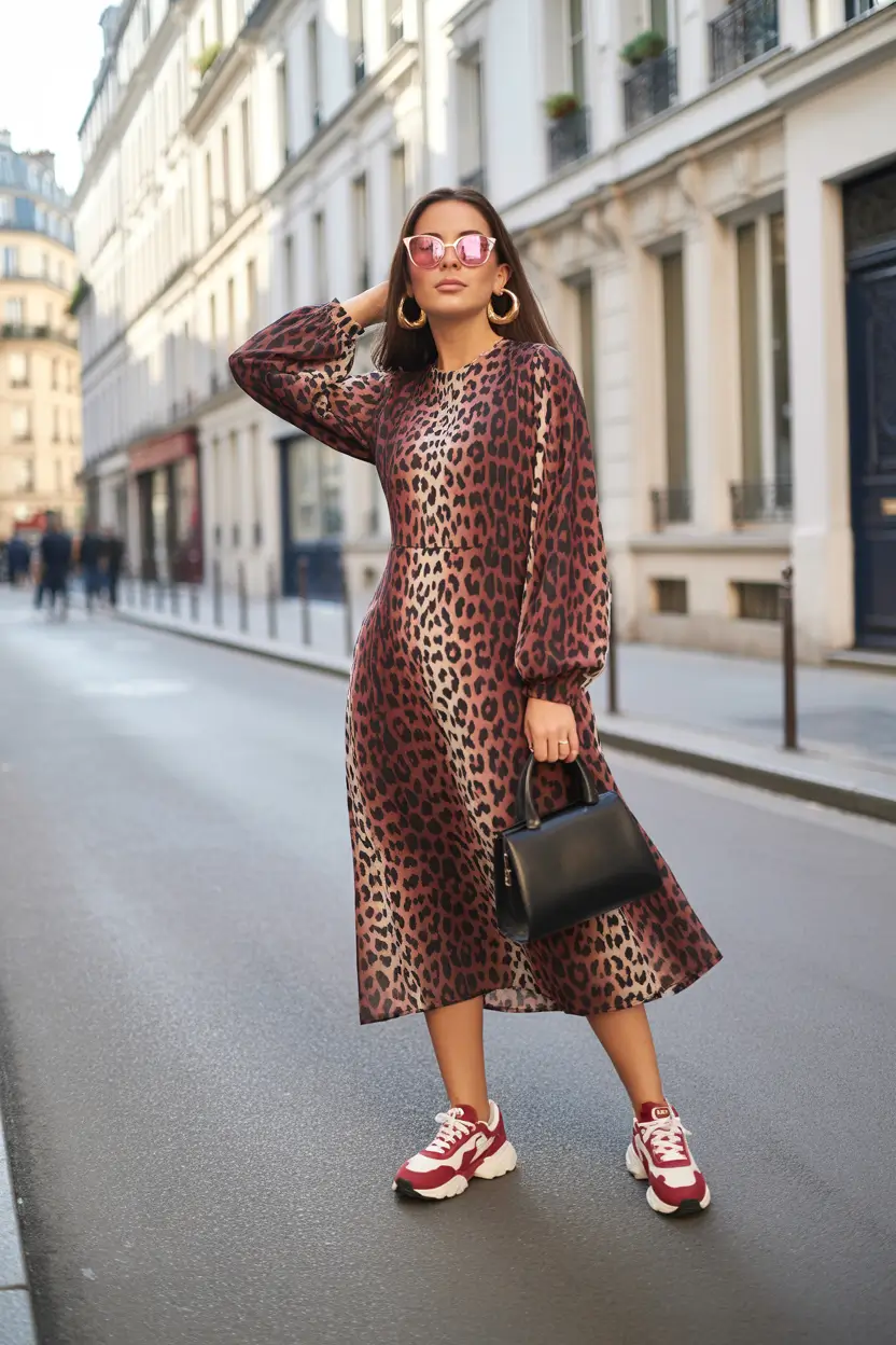 Street style autumn+Wild Chic: Leopard Print in the Fast Lane