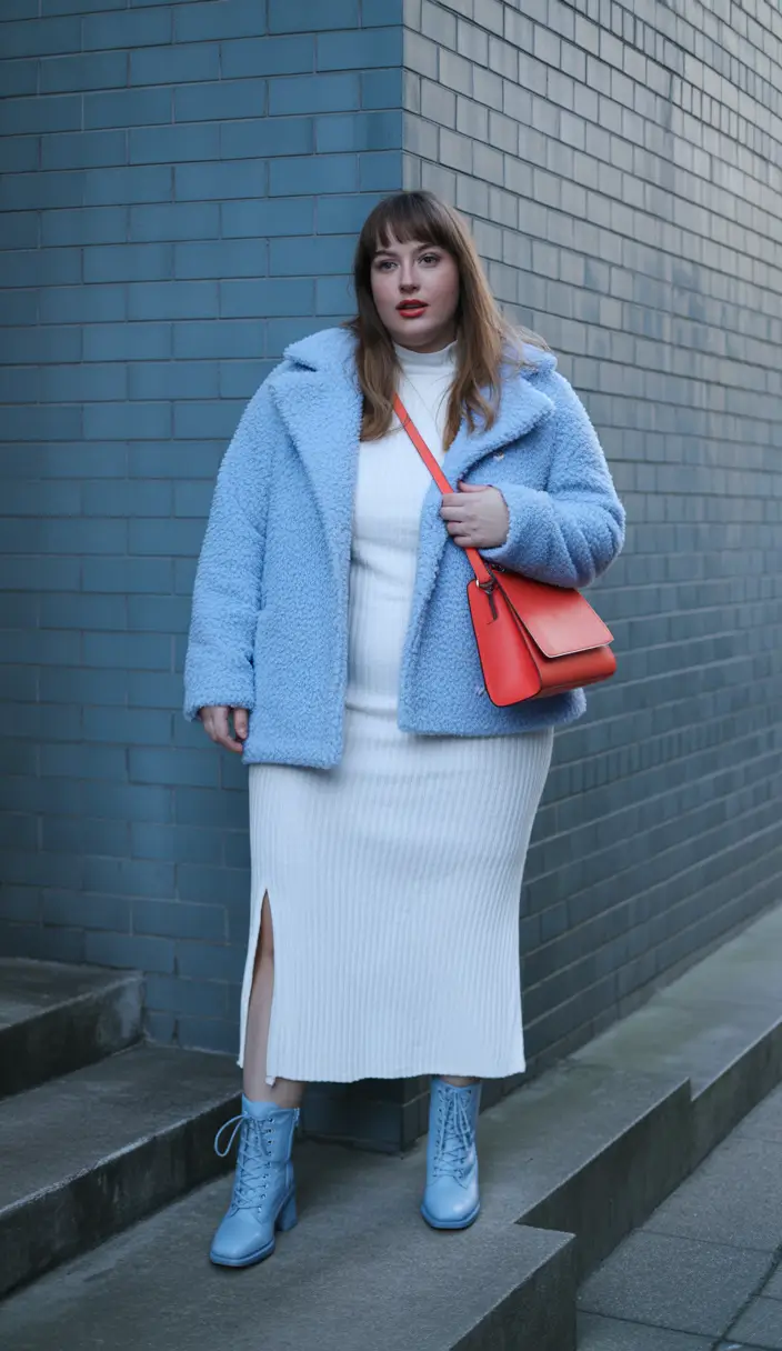 fall plus size capsule wardrobe Soft Power Layers with a Twist