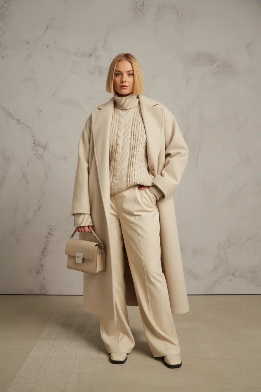 fall plus size capsule wardrobe Cream Dream Neutrals