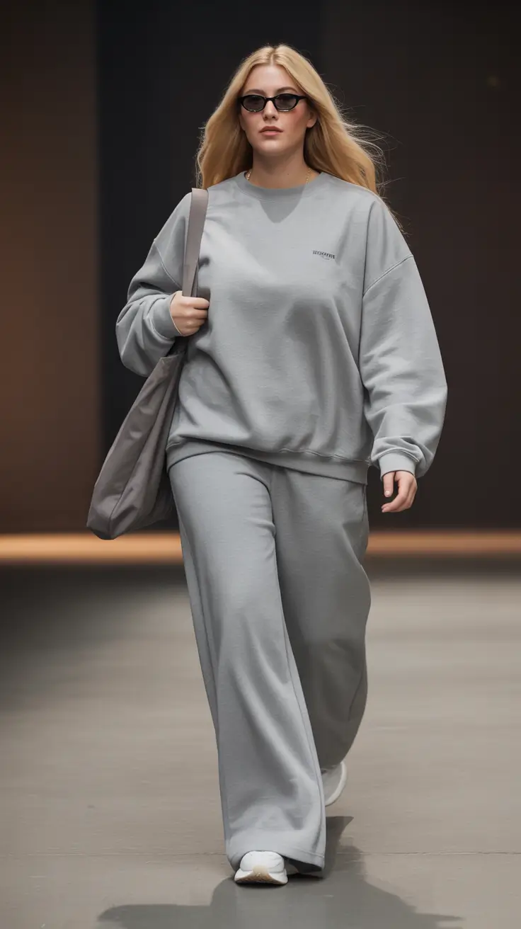 fall plus size capsule wardrobe Comfy Luxe Athleisure