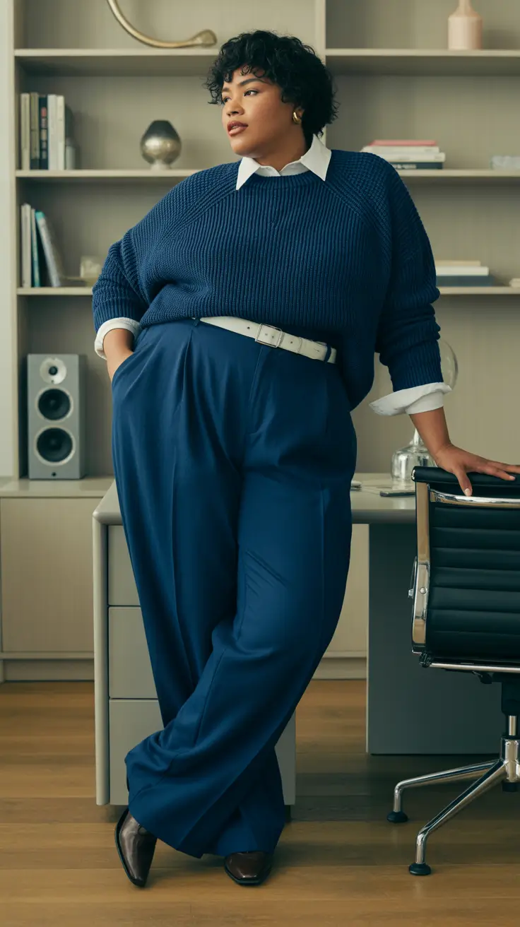 plus size fall fashion Prep School Energy, Grown-Up Edition