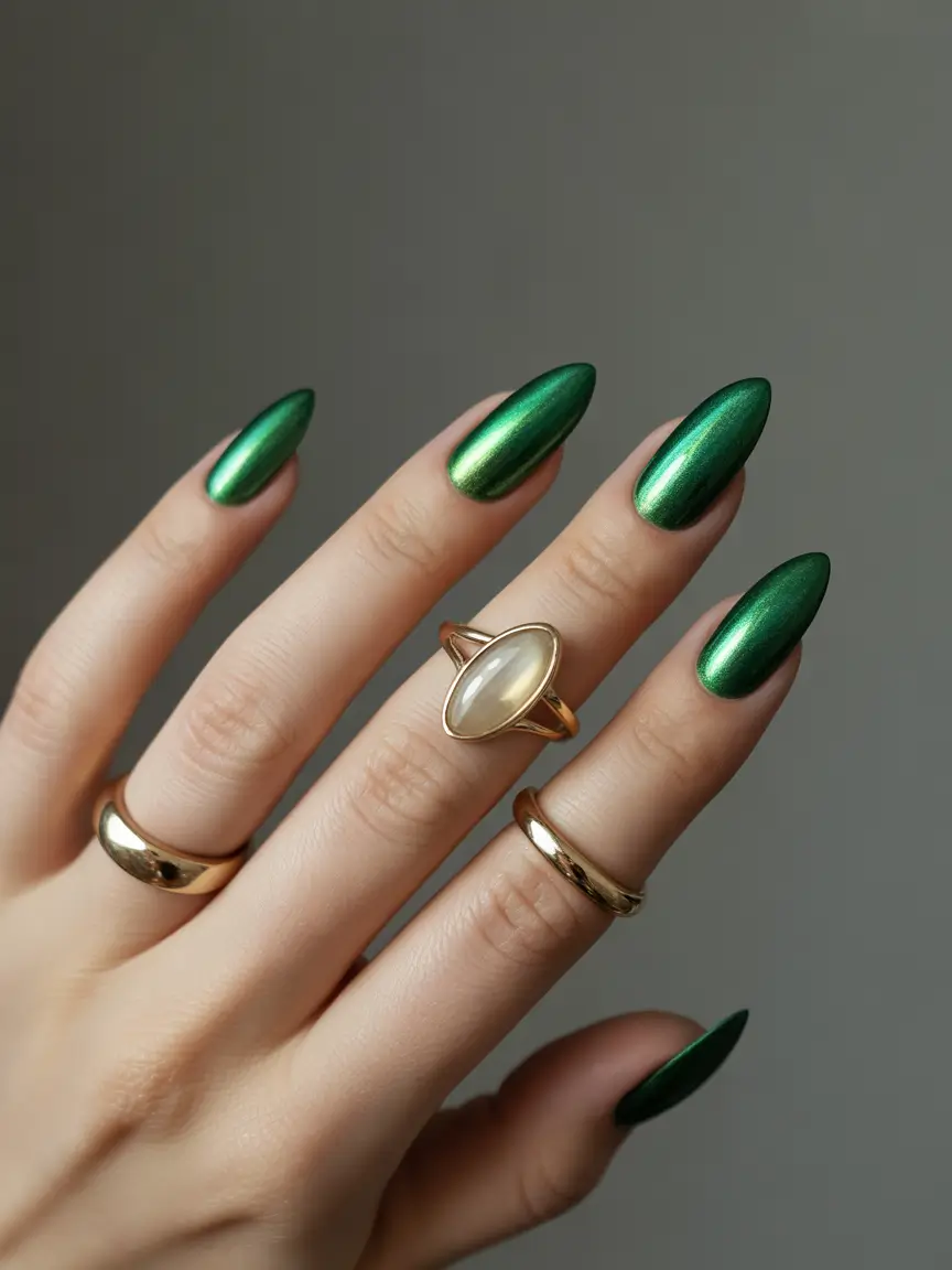 Metallic Forest Green for Bold Fall Energy+Metallic Forest Green for Bold Fall Energy