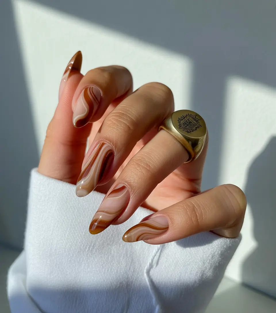 Latte Marble That Looks Like Art+Latte Marble That Looks Like Art