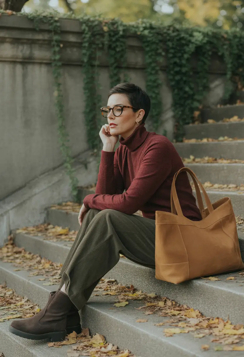 September outfits Timeless Neutrals with a Hint of Academia
