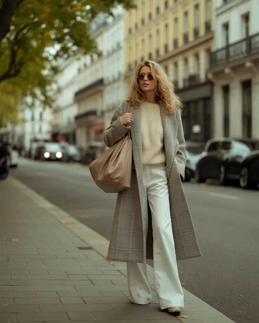 September outfits The Soft Side of Tailoring: Parisian-Inspired Neutrals