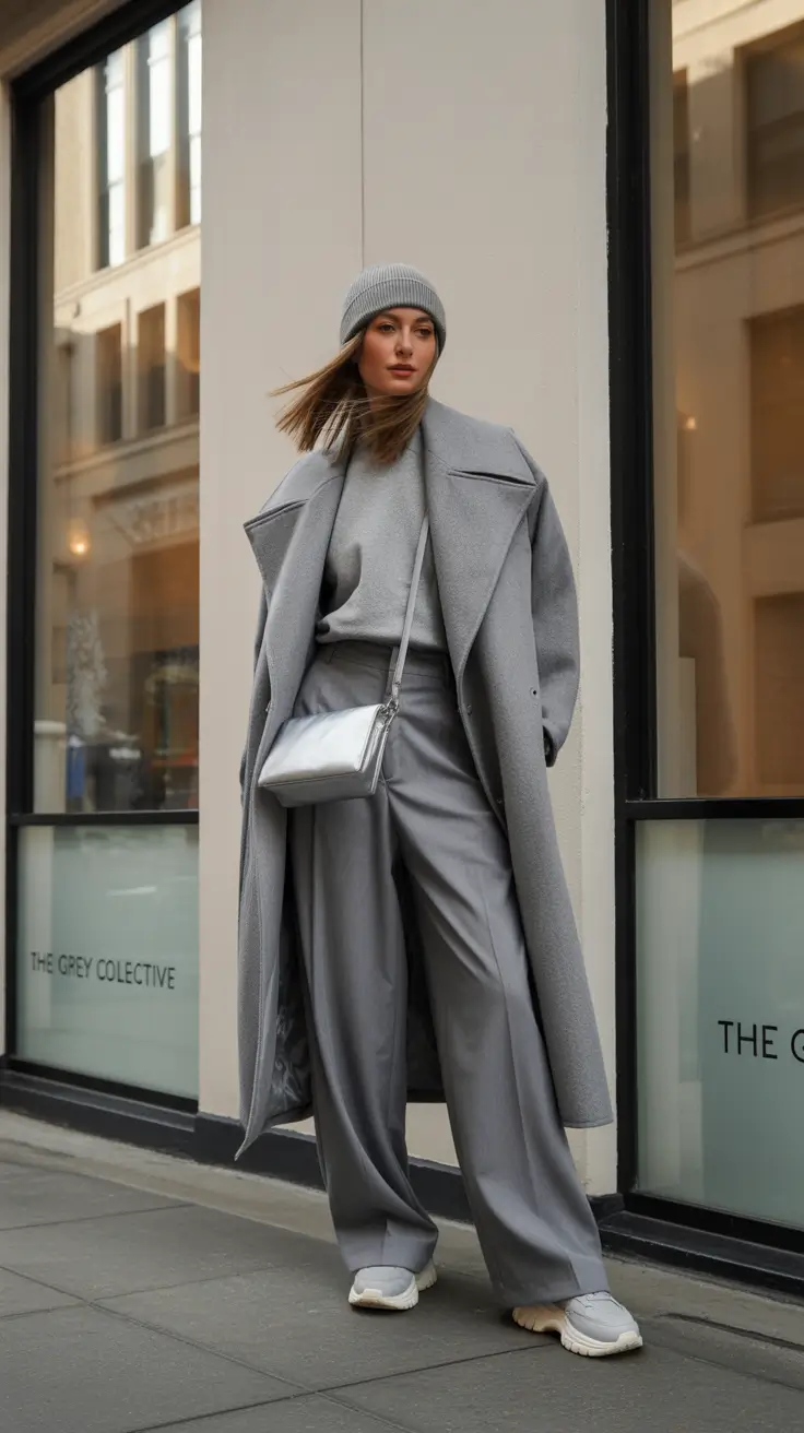 September outfits Shades of Grey: Athleisure, But Elevated