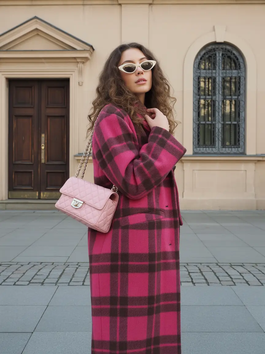 September outfits Bright Plaids, Bold Energy