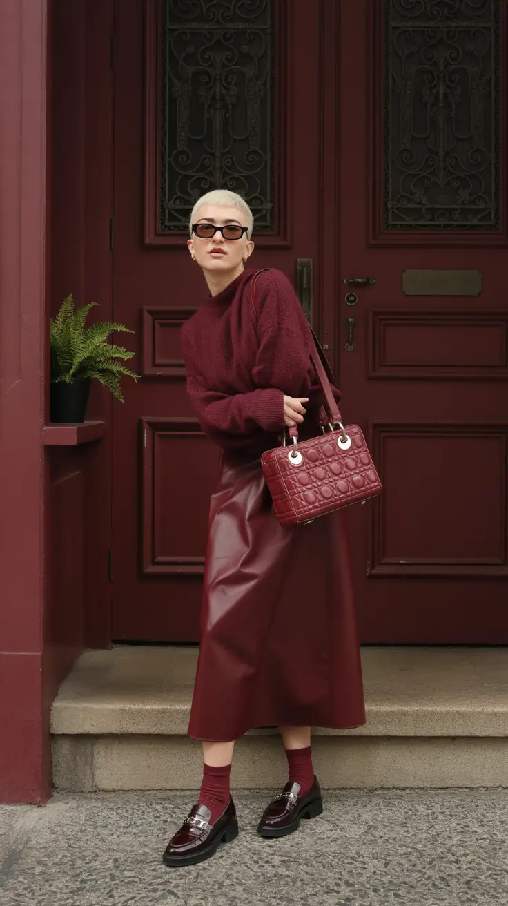 September outfits Wine Tones for the Win