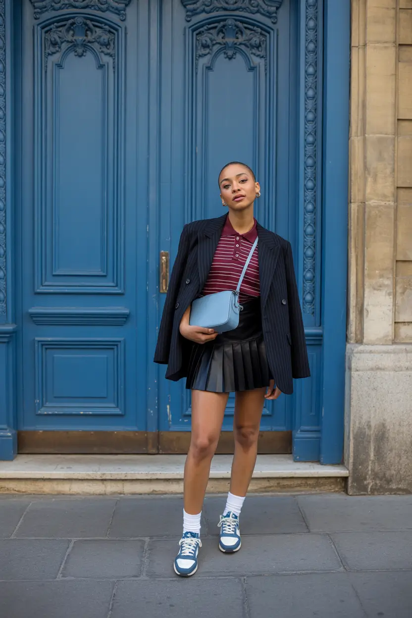 fall outfits for black women Pleats, Blazers & Street Prep Perfection