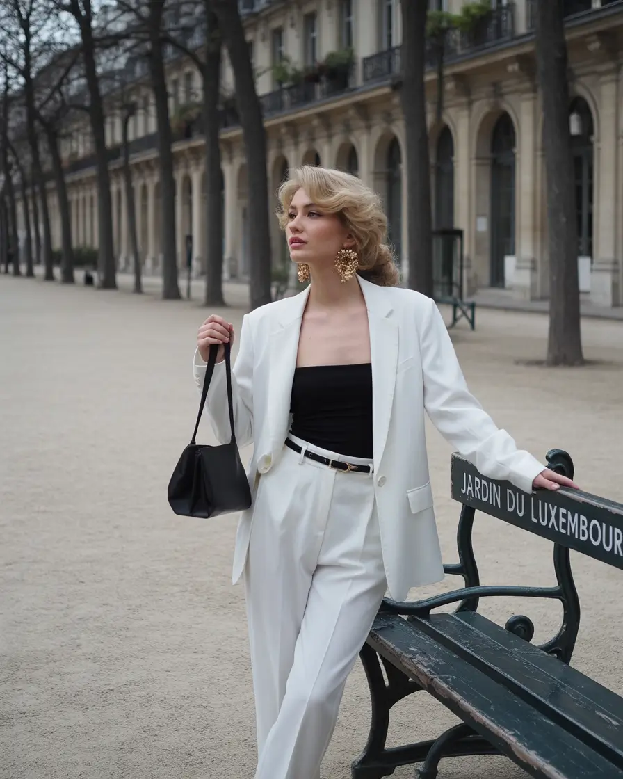 warm fall outfits Parisian Power Dressing