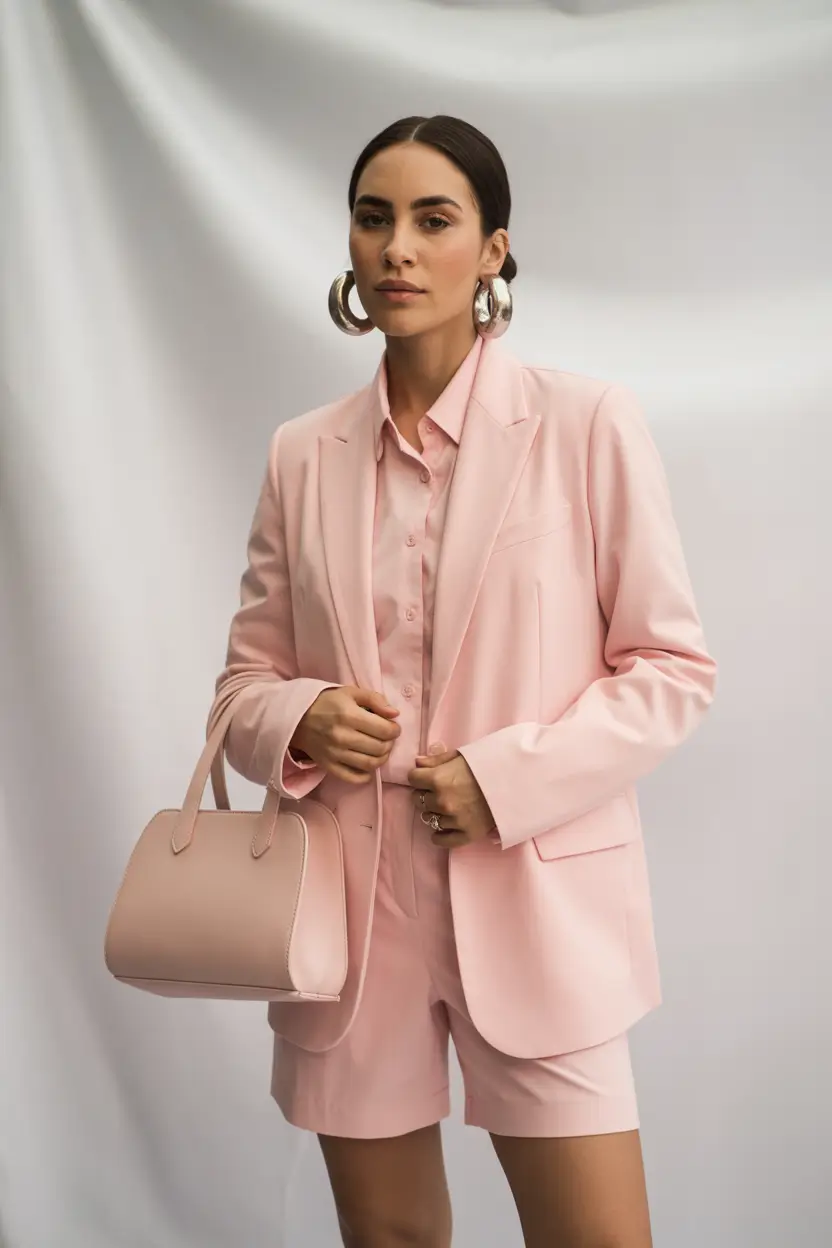 warm fall outfits All Blush, No Fuss
