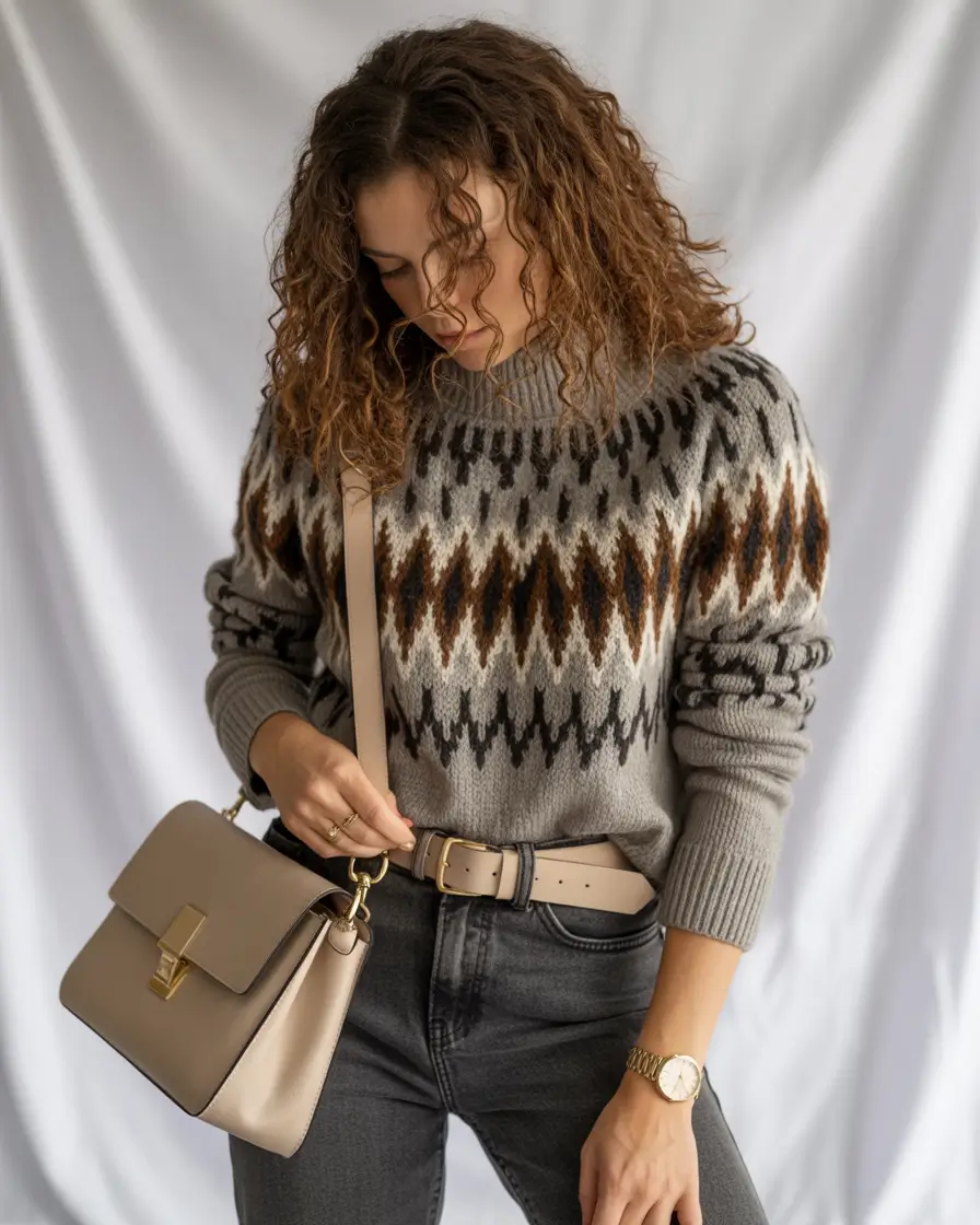 fall office outfits for women Heritage Knit, Downtown Denim