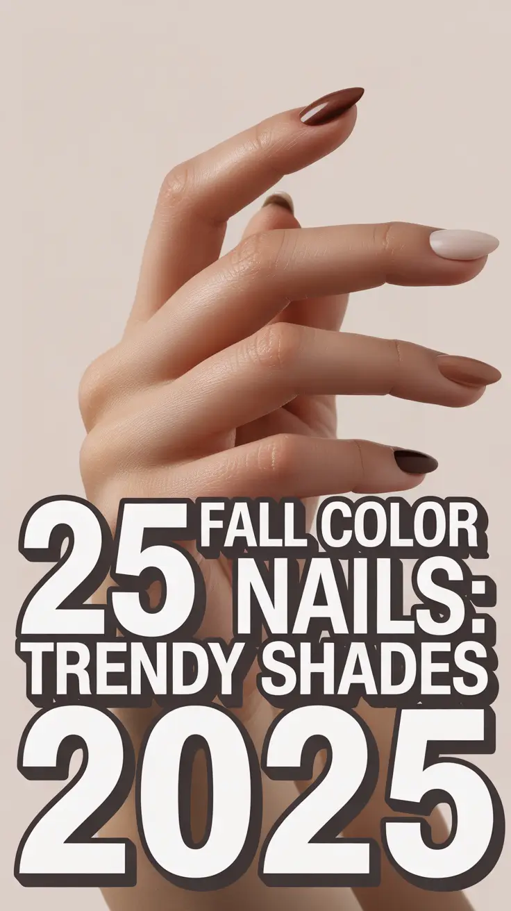 Fall Color Nails: Trendy Shades 2025 & Fresh Autumn Design Ideas