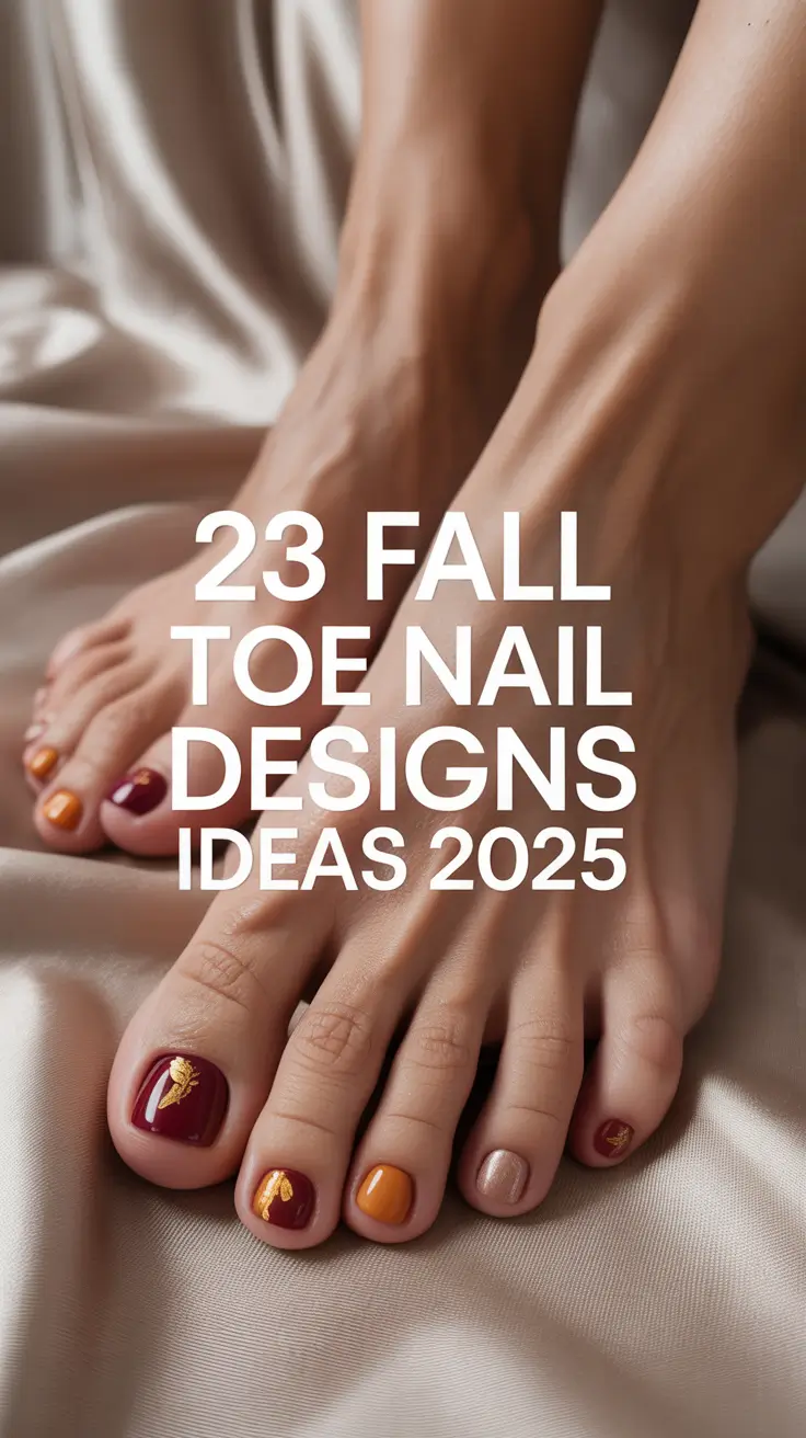 Fall Toe Nail Designs Ideas 2025 That’ll Inspire Your Autumn Pedicure Palette