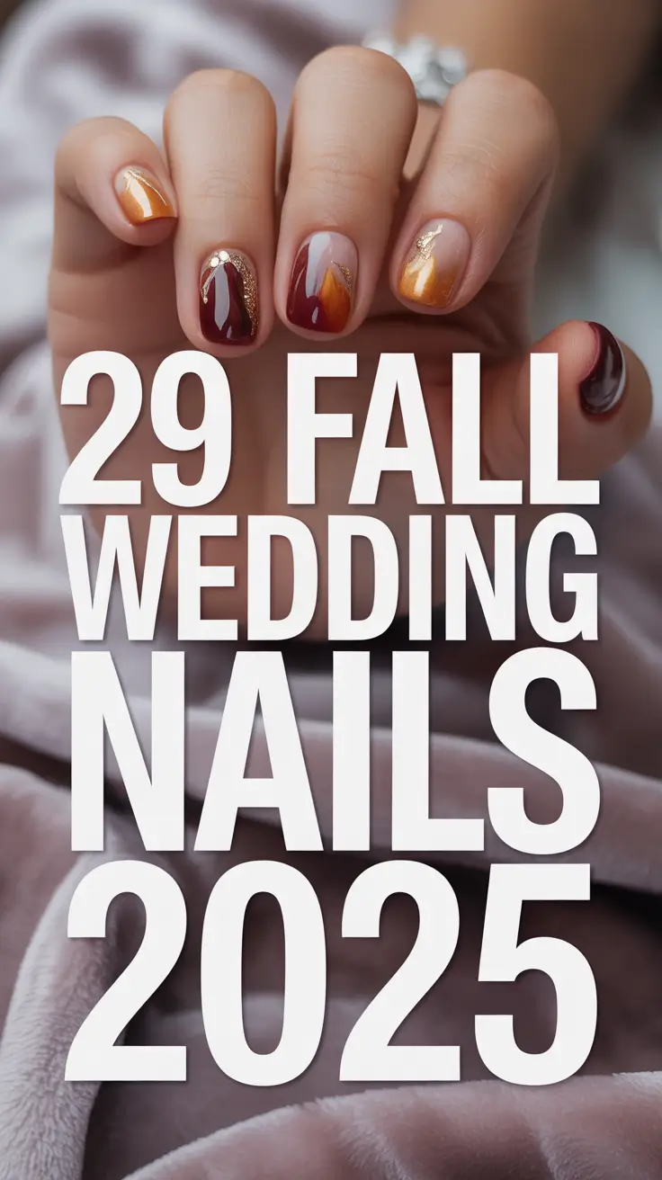 Fall Wedding Nails 2025: Elegant Ideas for Brides, Bridesmaids & Guests