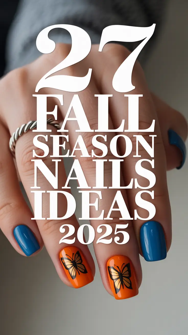 Fall Season Nails Ideas 2025: Classy Designs, Colors & Shapes