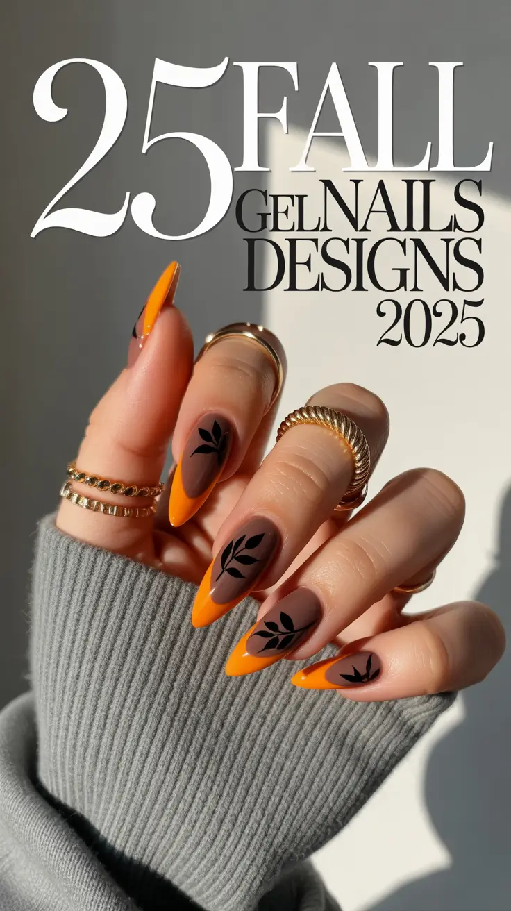 Fall Gel Nails Designs 2025: Trendy Ideas for Autumn Short & Long Nails