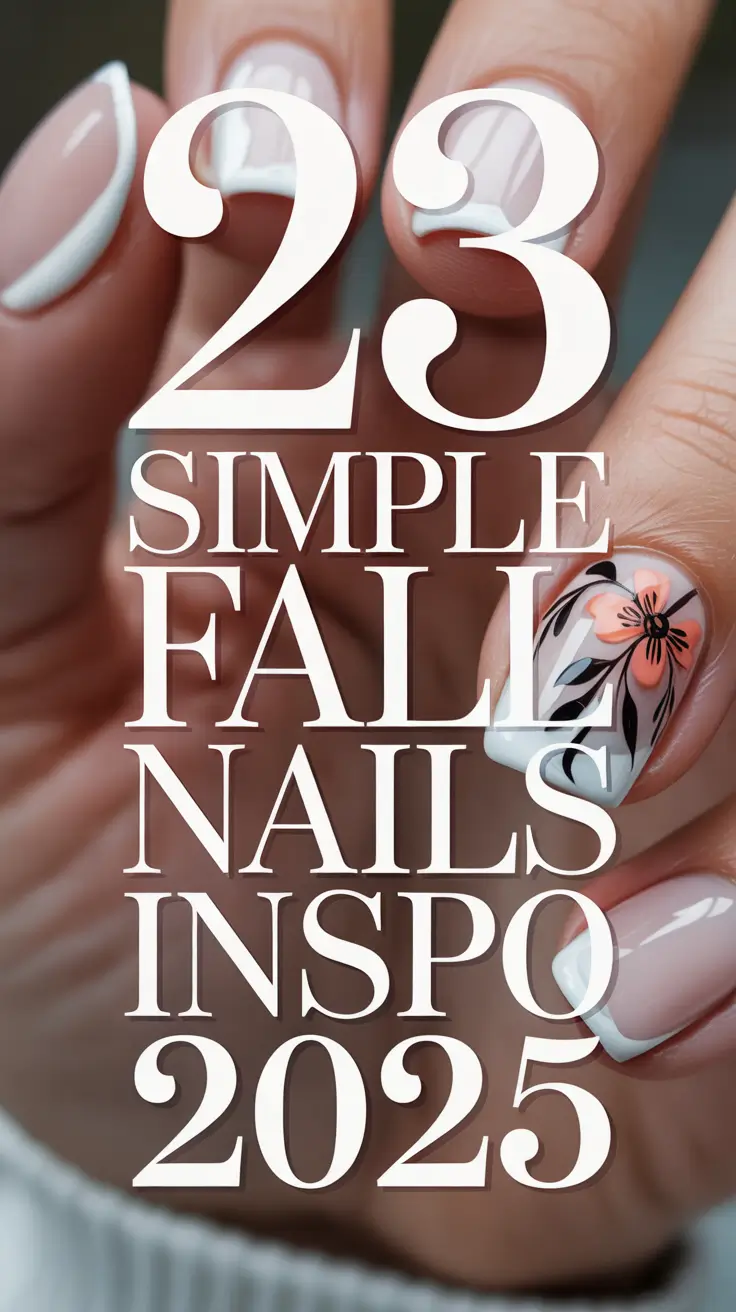 Simple Fall Nails Inspo 2025: Chic Almond & Matte Autumn Designs