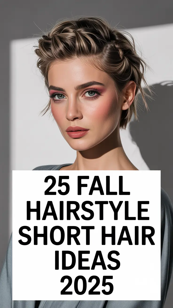 Fall Hairstyle Short Hair Ideas 2025: Cute & Easy Looks to Try This Season
