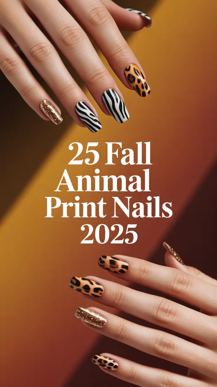 Fall Animal Print Nails 2025: Bold Designs and Fresh Inspo for Autumn