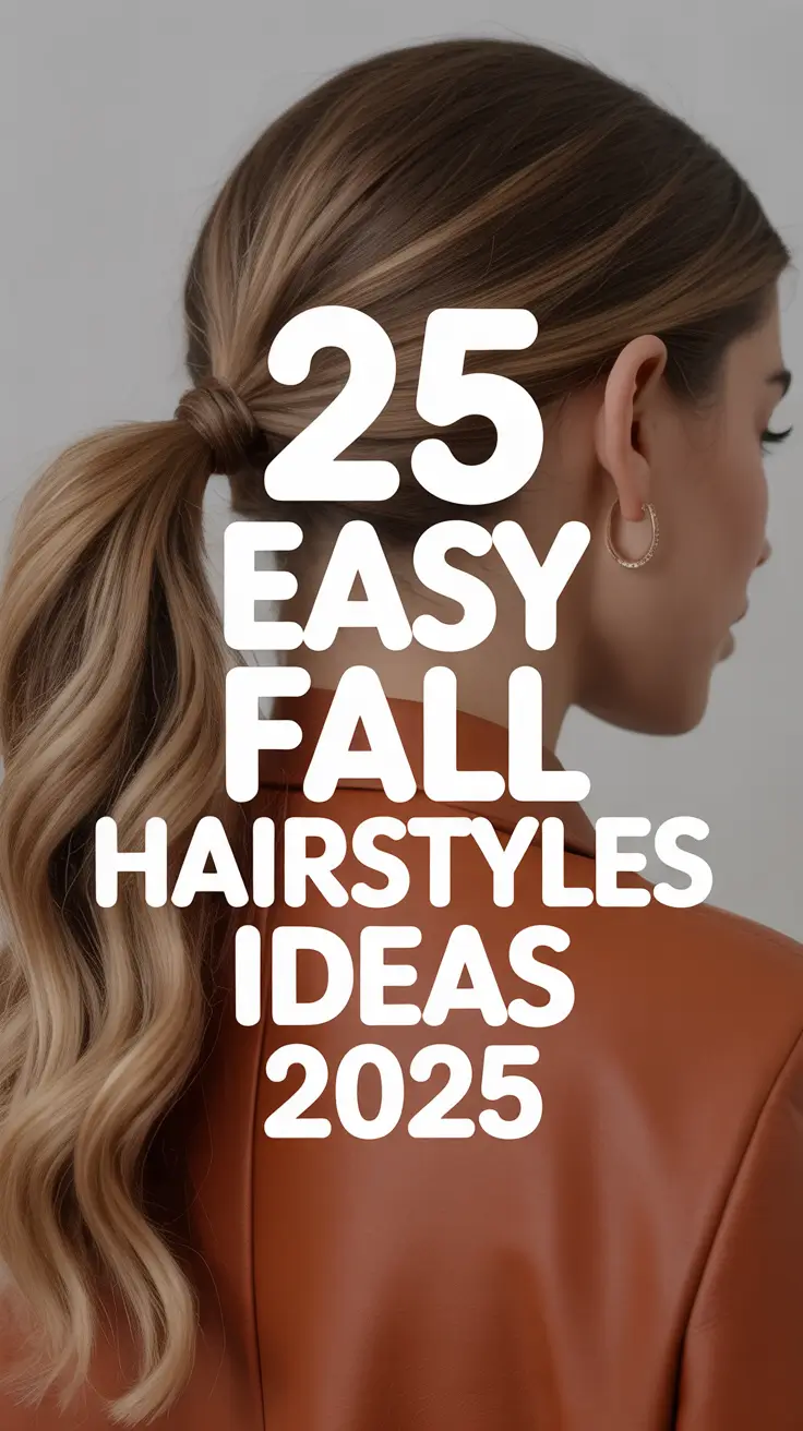 Easy Fall Hairstyles Ideas 2025: Cute Looks for Medium & Long Hair