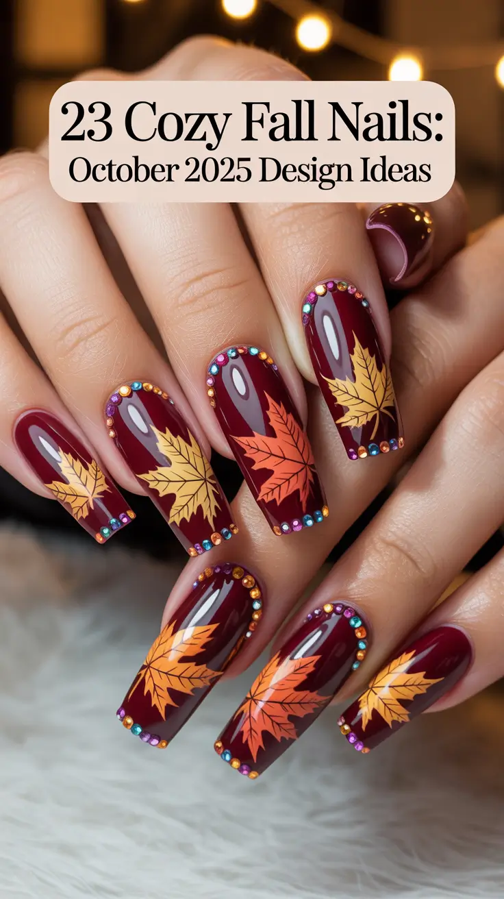 Cozy Fall Nails: October 2025 Design Ideas That Feel Cute and Classy
