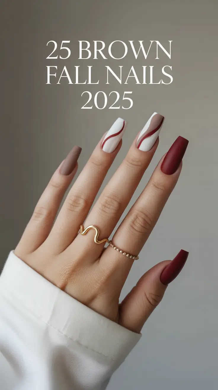Brown Fall Nails 2025: Inspiring Ideas and Trendy Designs for Autumn