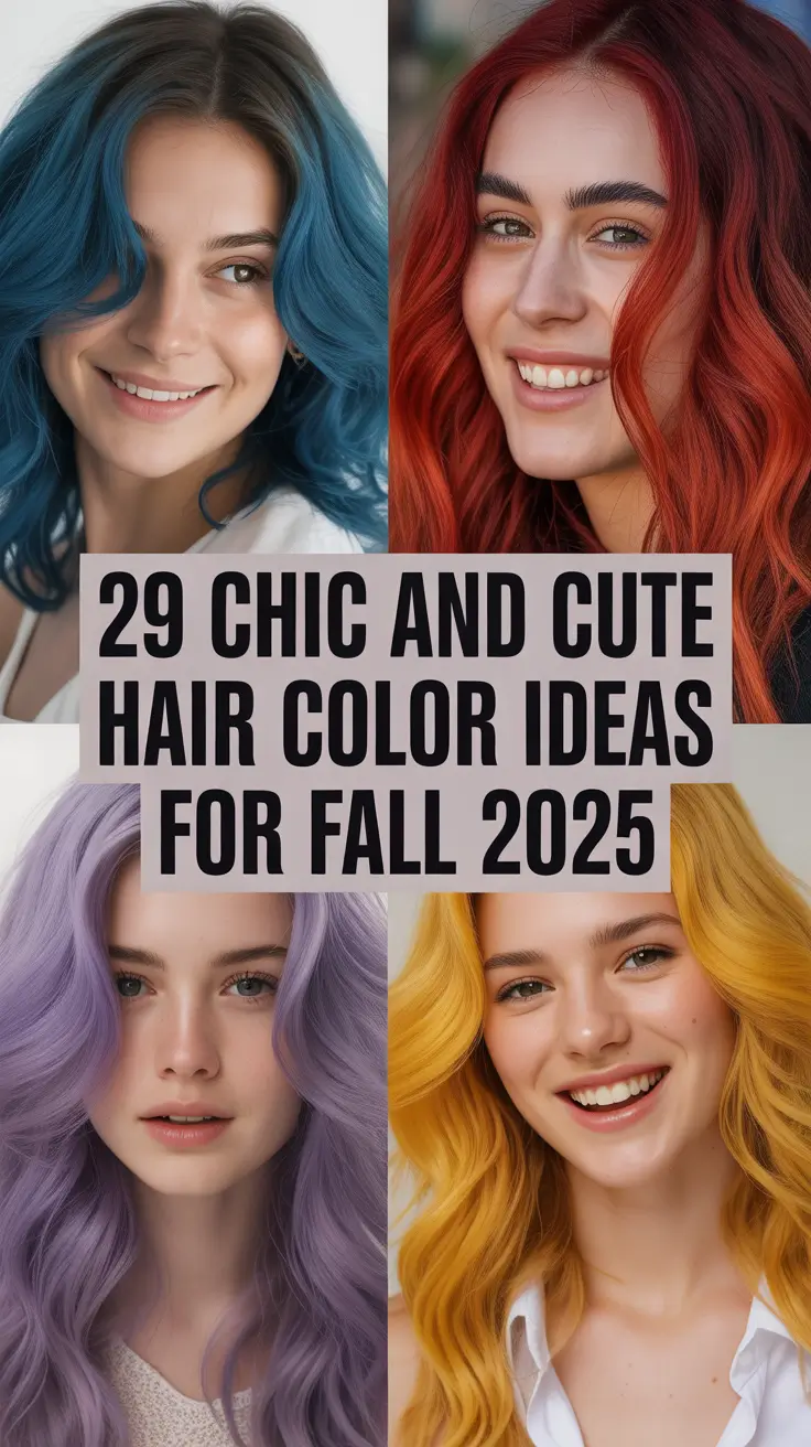 Chic and Cute Hair Color Ideas for Fall 2025 You’ll Want to Try Immediately