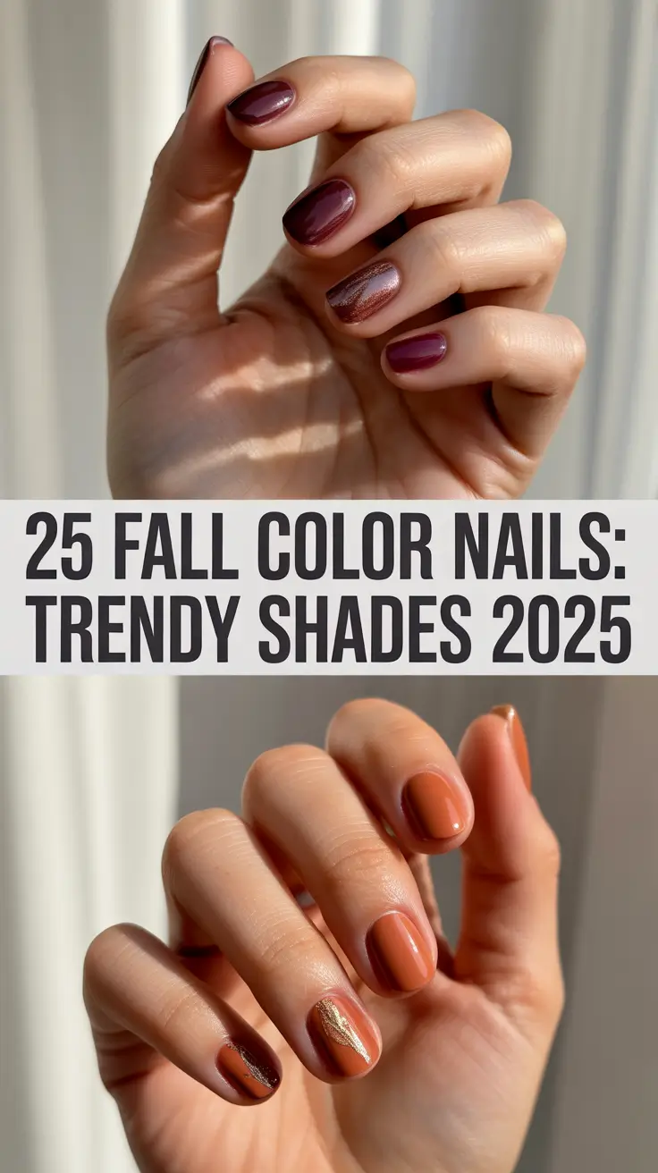 Fall Color Nails: Trendy Shades 2025 & Fresh Autumn Design Ideas