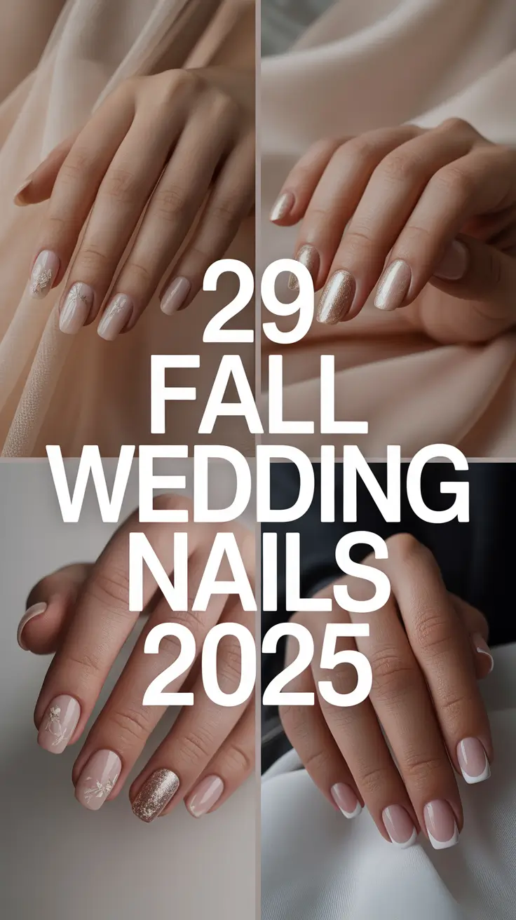 Fall Wedding Nails 2025: Elegant Ideas for Brides, Bridesmaids & Guests