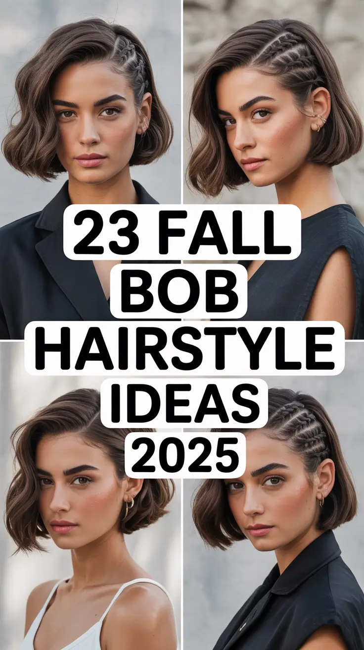 Fall Bob Hairstyle Ideas 2025: Chic Cut and Color Trends to Try