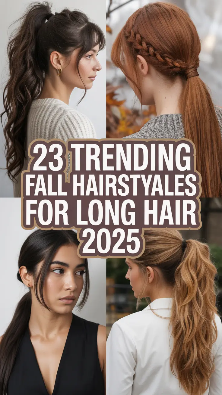Trending Fall Hairstyles for Long Hair 2025: Cute, Casual & Effortless Looks