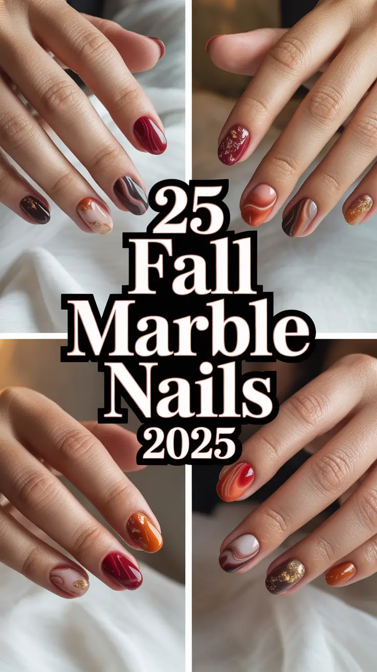 Fall Marble Nails 2025: Stunning Designs, Colors, and Inspo for Every Style