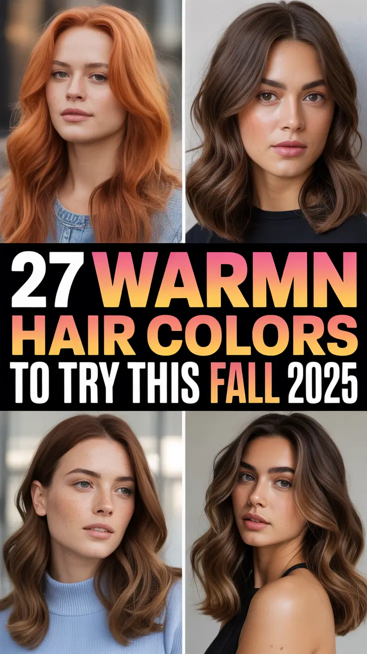 Warm Hair Colors to Try This Fall 2025: Stunning Ideas for Every Style