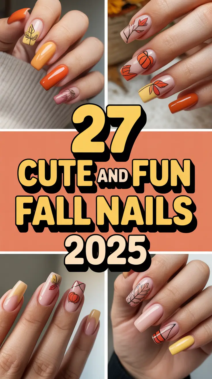 Cute and Fun Fall Nails 2025: Trendy Design Ideas for Every Mood