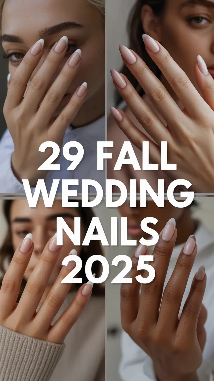 Fall Wedding Nails 2025: Elegant Ideas for Brides, Bridesmaids & Guests